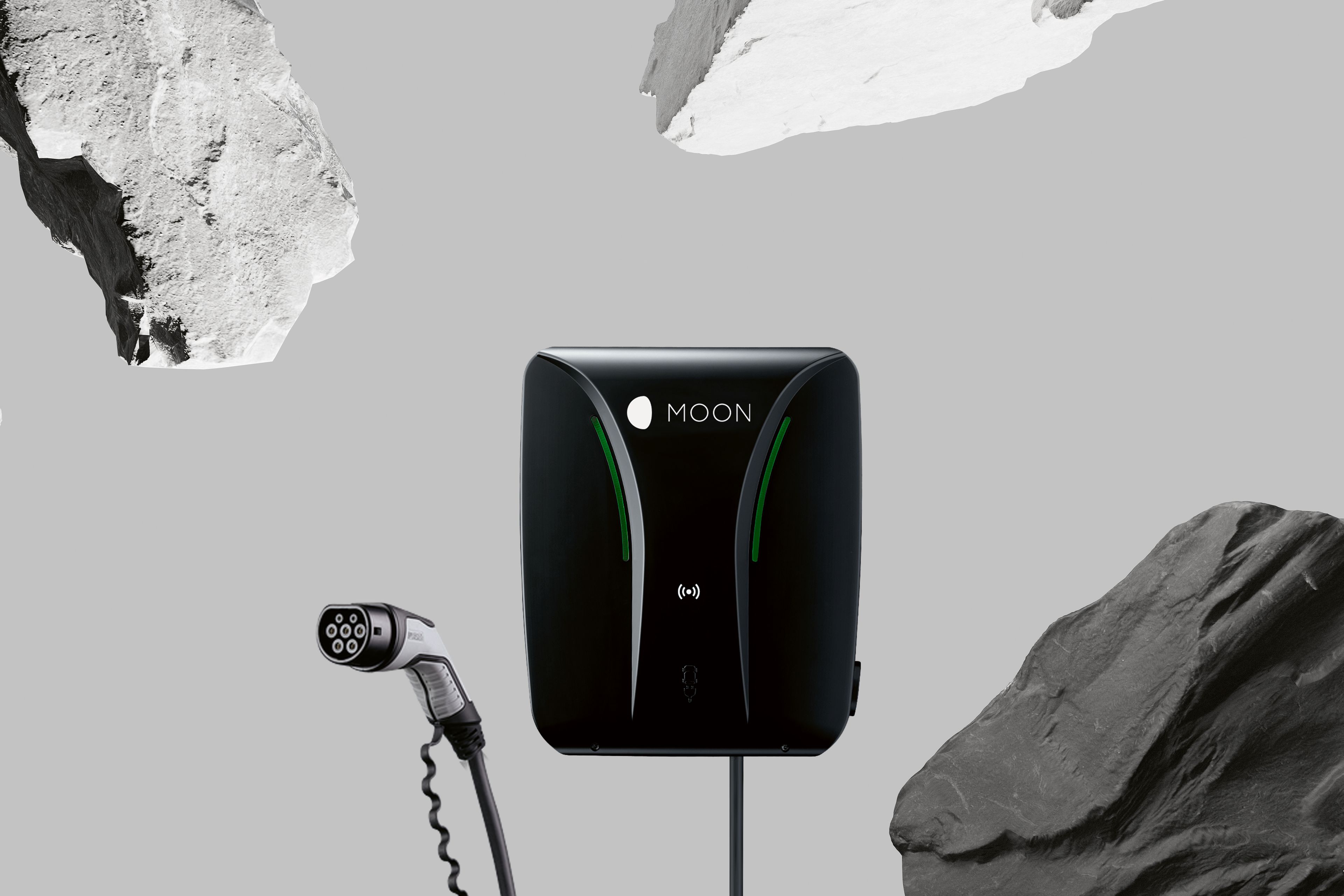 MOON Charger cPH2 mit Steinshintergrund